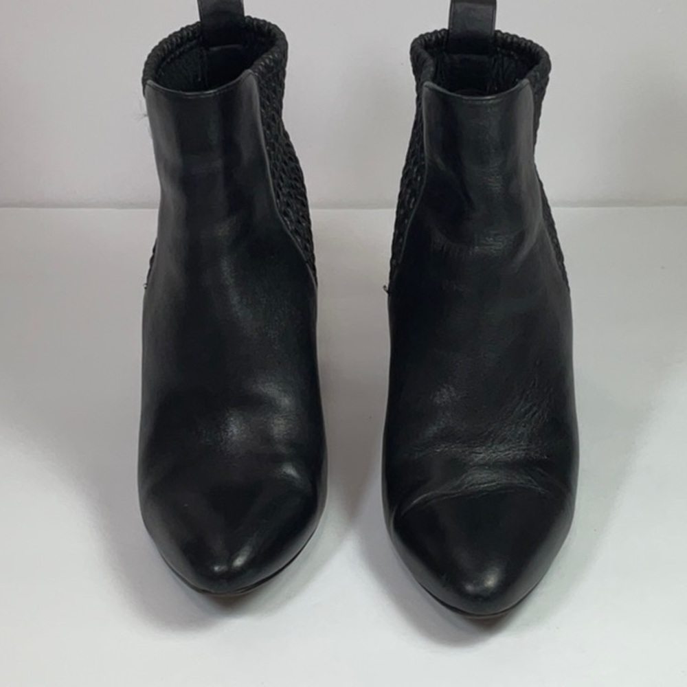 Cole Haan Aylin Leather Ruched Pointy Toe Bootie - Picture 4 of 10